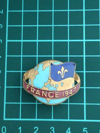 Boy Scout 1947 World Scout Jamboree Pin Badge