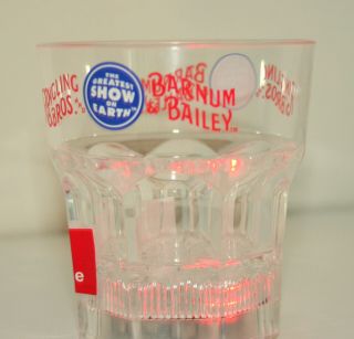 Ringling Brothers Barnum & Bailey Circus Plastic Flashing Light Cup Box NOS 3