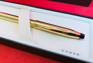 CROSS CENTURY II 10 Karat Rolled Gold Filled B/P Pen W/Gift Box.  Made U.  S.  A. 5