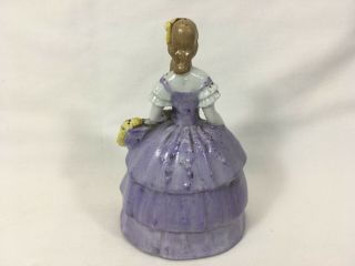 Lady Figurine Bell German Porcelain OLD 2