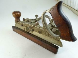 Antique Stanley No 46 Wood Plane Tool Cast Iron Woodworking Vintage Cutter Old 5