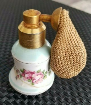 Vintage Limoges France Porcelain Perfume Spray Bottle