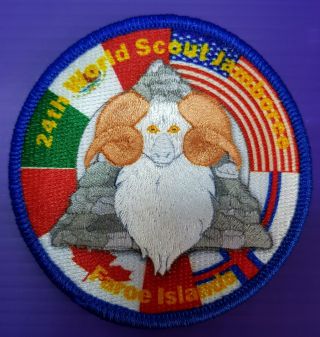 24th World Scout Jamboree 2019 Contingent Official Patch / Faroe Islands