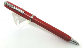 Esterbrook Pastel Purse Pencil In Tempo Red With Red Jewel - Rare