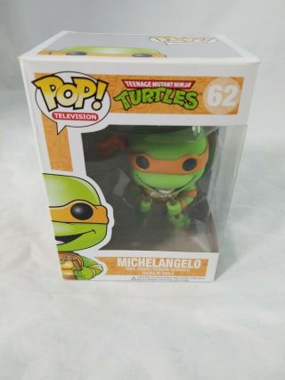 Funko Pop Teenage Mutant Ninja Turtles 62 Michelangelo Very Rare
