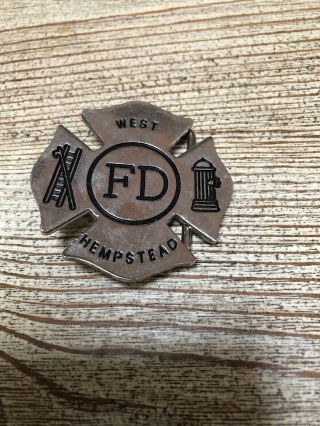 Fdny West Hempstead Fire Department - Belt Buckle