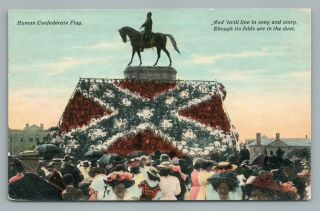 Human Confederate Richmond Rare Antique Csa Lee Monument Dedication—civil War