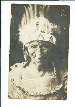 Cass Lake? Mn Minnesota Rppc Postcard Native American Chippewa Indian John Smith