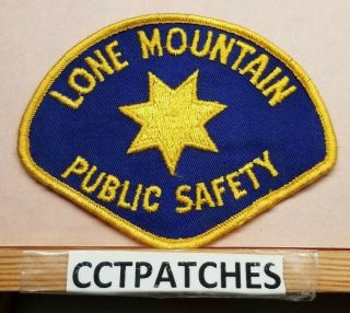 Lone Mountain,  Nevada Public Safety (police) Shoulder Patch Nv