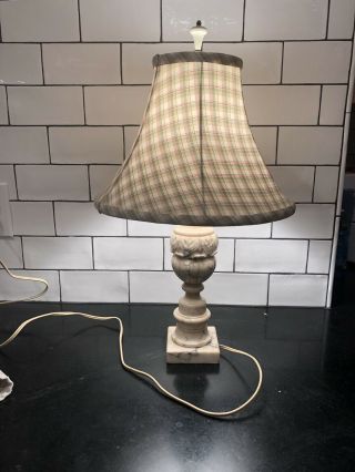 Vintage Alabaster Table Lamp