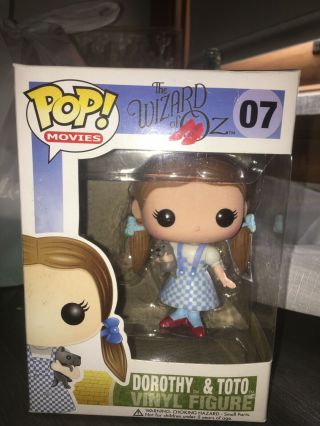 Funko Pop Movies: The Wizard Of Oz Dorothy & Toto 07 (vaulted)