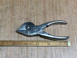 Vintage Sargent & Co Bernard 4 1/2 Inch Parallel Jaw Pliers With Cutter