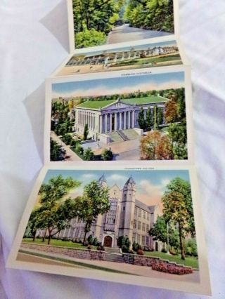 YOUNGSTOWN OHIO CITY OF STEEL MILLS AND PARKS 18 COLOR LINEN POSTCARD FOLDERS 3