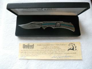 David Yellowhorse Silver Series Custom Knife The Navajo