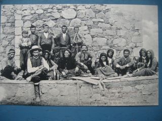 Postcard.  Cyprus Ww1? Peasants Of Paphos