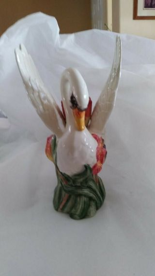 Fitz And Floyd Swan Candle Holder