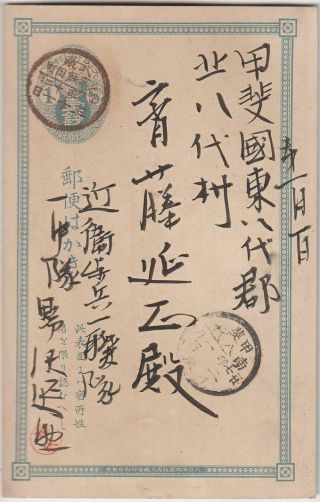 w6 year card Mriji 27 (1894) calendar Tokyo Imperial guard Edo castle 2