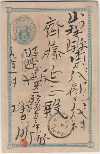 w1 year card Mriji 29 (1896) calendar Tokyo Imperial guard Gate 2