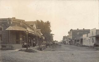 Il - 1908 Rare Main Street Centennial Port Byron,  Illinois - Rock Island County
