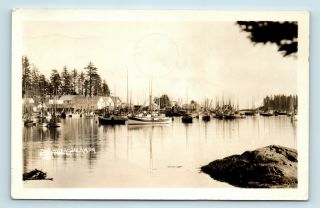 Port Alexander,  Ak - C1930s View Of Harbor & Fishing Boats - Ordways Photo Rppc
