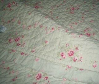 Vintage Simply Shabby Chic Rachel Ashwell Q/f Quilt With Std Pillow Sham
