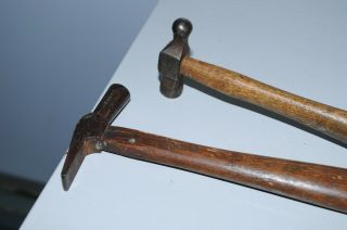 Vintage Small Hammers With Wooden Handle