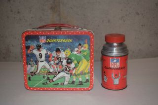 Aladdin 1964 Nfl Quarterback Chicago Bears Vs.  Green Bay Packers Lunch Box