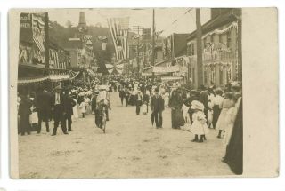 Rppc Firemens Parade West Newton Pa Westmoreland County Real Photo Postcard