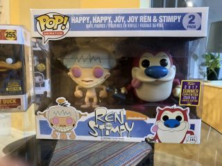 Funko Pop Ren And Stimpy Happy Happy Joy Joy Sdcc Exclusive