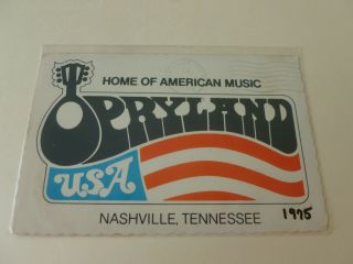 Opryland Usa Postcard Nashville,  Tennessee (posted 1975)