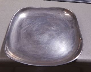 Rare Wilton Armetale 10 3/8” Square Boston Plate Tray