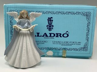 Boxed Lladro Angel Tree Topper Or Figurine 5719,