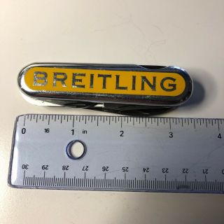 Breitling Wenger Steel Folding Pocket Pocket Swiss Knife 7
