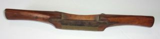 Antique Spokeshave Draw Knife Straight Blade Sheffield 10.  5 " Long