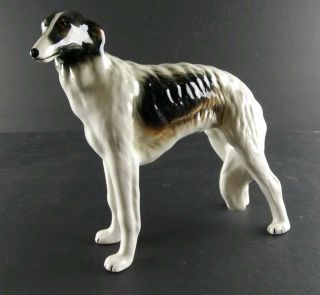 Vintage Cooper Craft Of England Ceramic Borzoi Greyhound Figurine