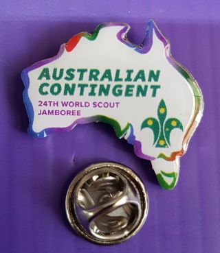 24th World Scout Jamboree 2019 Contingent Official Pin Badge Patch / Australia