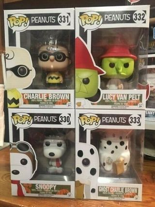 Funko Peanuts Halloween Set Charlie Brown,  Lucy Van Pelt,  Snoopy