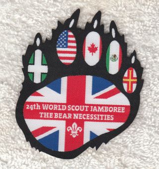 A9207 24th World Scout Jamboree 2019 - United Kingdom Bear Necessities Paw Patch