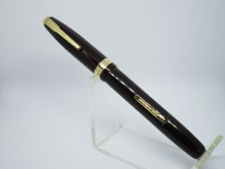 Vintage WATERMAN´s 515 fountain pen with flexy keyhole B nib Freshly serviced 6