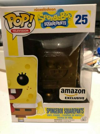 Spongebob Amazon Exclusive Funko Pop Vinyl 25 Vaulted Rare