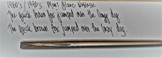 Vintage Mont Blance Noblesse Nib No.  1122 Fountain Pen,  stainless steel 2