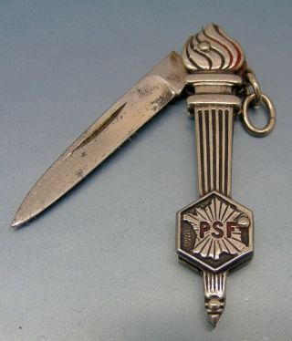 Antique French Miniature Folding Knife Of The French Social Party