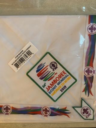 24th Boy Scout World Jamboree Neckerchief Set of 3 English,  French,  Spanish 3