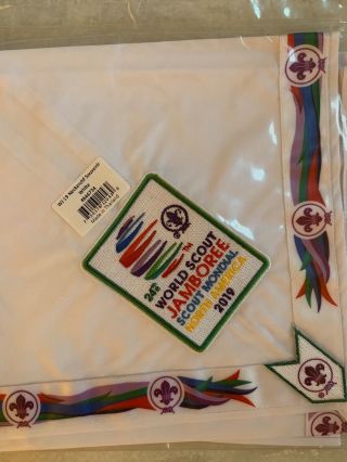 24th Boy Scout World Jamboree Neckerchief Set of 3 English,  French,  Spanish 4