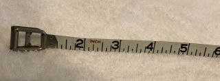Vintage Lufkin Rule Company White Clad Steel Tape Measure 100 ft HW226 4