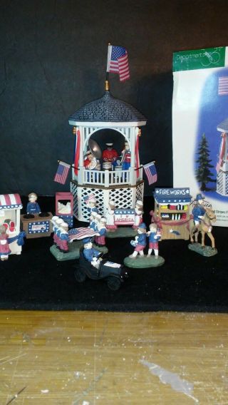 Department 56 Heritage Village Music Box Stars And Strips