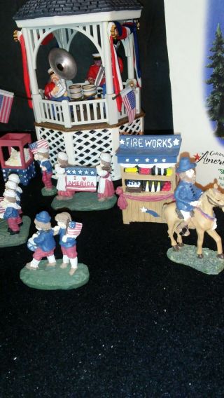 Department 56 Heritage Village Music Box Stars and Strips 3