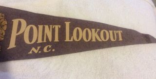 Point Lookout North Carolina Retro Vintage Souvenir Pennant Flag 3