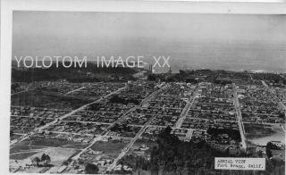Rppc - Aerial View Of Fort Bragg - Ca - Mendocino County