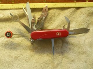 Wenger 85mm Tool Chest Plus Swiss Army Knife In Red - The Big One